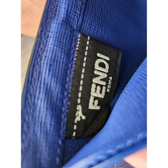 NWOT Limited Edition Fendi Karlito Studded Bifold Wallet Mink Fur - Picture 3 of 6